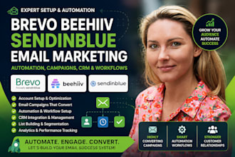 setup brevo beehiiv sendinblue email marketing automation and campaigns crm flow