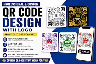 design professional custom qr code qr code generator qr code with logo