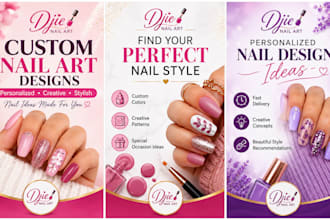create custom djie nail art designs and nail style ideas