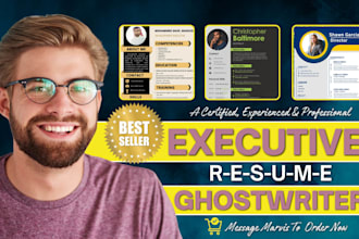 write, design and optimize a CEO, vp, director, and executive ats resume usajobs
