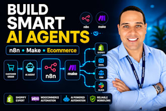 build n8n ai agent and ecommerce workflow automation