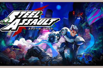 do steam capsule art, pixel game art, concept art, cover art, oc design, key art