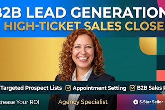 do sales closer sales representative cold calling b2b lead generation for agency