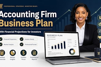 write accounting firm business plan with financial projections investor funding