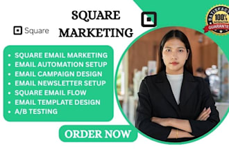 setup square email marketing email campaigns template automation email flows