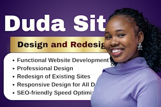 design wordpress website, duda website design, duda redesign, duda builder
