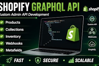develop shopify graphql admin API integrations