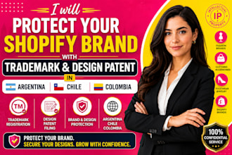 protect your shopify brand with tm and design patent in argentina chile colombia