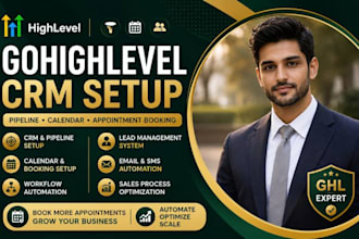 setup gohighlevel CRM pipeline setup calendar setup appointment booking