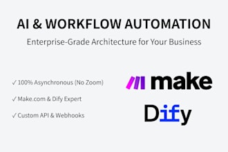 fix or build a make com or dify automation workflow