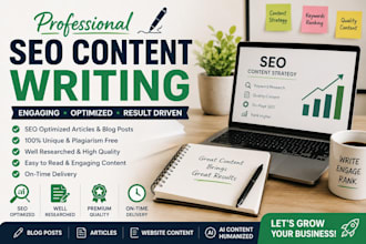 write SEO blog posts and articles