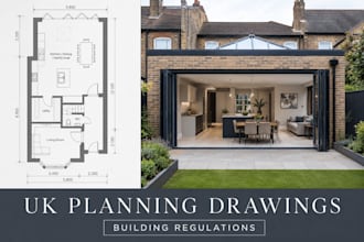 design UK house extension planning and building regulat