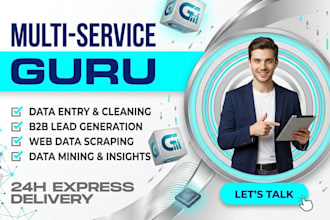 do bulk data scraping, data entry, data mining, lead generation asap