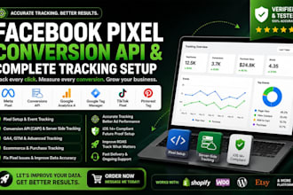 set up facebook pixel, meta pixel and conversion API