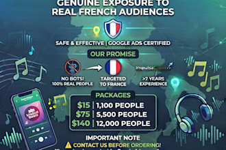 music video promotion in the france with google ads