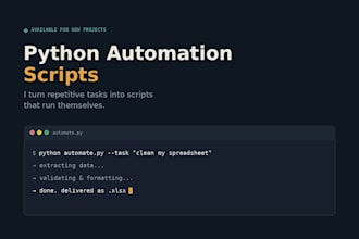 automate your tasks with python