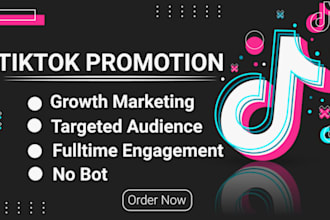 promote and grow your tiktok account followers organically