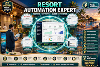 automate sabre synxis, siteminder, duetto and revinate for resorts