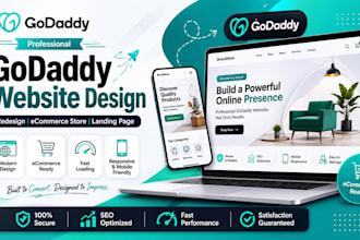 godaddy website godaddy redesign godaddy design ecommerce store landing page