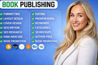 do book formatting, kindle, paperback formatting book layout design typesetting
