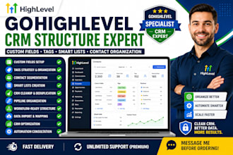 gohighlevel custom field an tags specialist advanced crm structure
