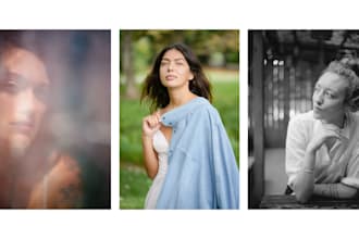 create your authentic editorial style portraits