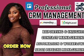 build custom CRM, monday CRM, and CRM management system