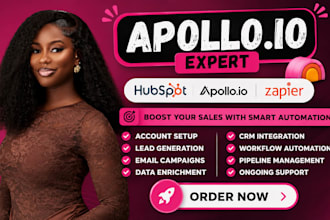 setup apollo io clay hubspot CRM and sales automation