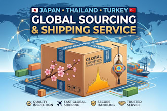 be your personal shopper and ship items for you from japan, thailand, or turkey