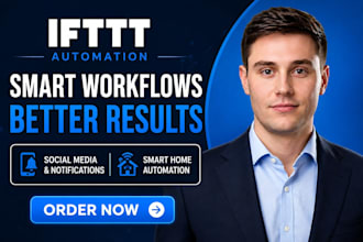 build IFTTT automation applet social media smart home notification workflow