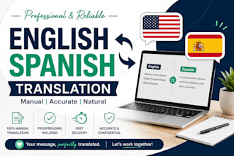 manually translate english to spanish and spanish to english