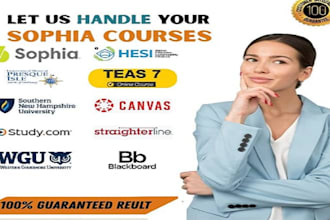 do sophia learning, studycom, straighterline, umpi, and wgu courses