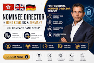 provide professional nominee director service for US and uk