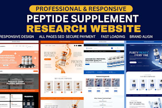 build peptide website research peptide online store supplement peptide website