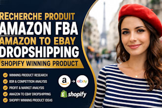 recherche produit amazon fba amazon to ebay dropshipping shopify winning product