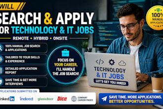 search and apply for technology IT jobs and remote tech jobs