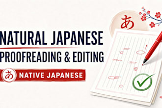 proofread and polish your japanese text to sound natural
