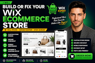 build or fix your wix ecommerce store