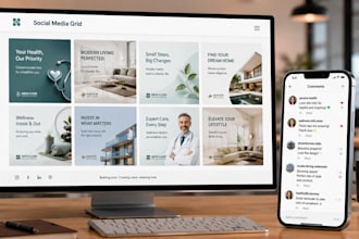 be social media manager real estate, medical wellness, seo specialist, ig growth