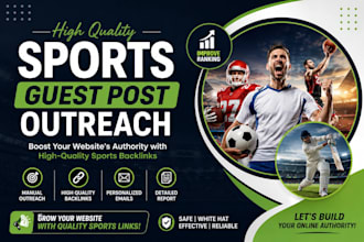 do sports guest post on high quality sports websites