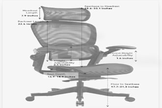 do 3d industrial product design for leap chair and ergonomic