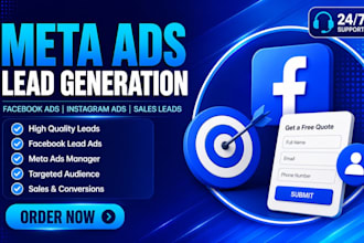 setup meta facebook ads and instagram ads for lead generation