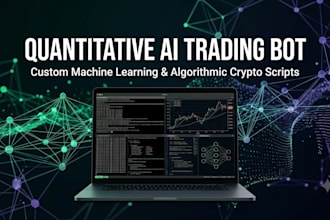 develop a custom crypto ai trading bot and machine learning algo script