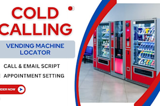do cold calling for micro market and vending machine locator