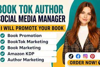 do booktok promotion booktok author SMM influencer marketing book promotion
