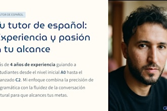 be your best native spanish teacher