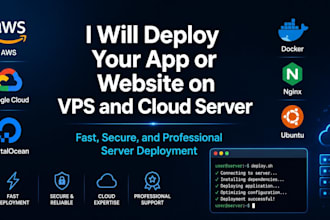 do app or website deployment on any web hosting vps or cloud server you need