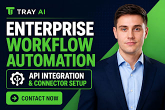 build tray ai enterprise workflow automation API integration connector setup