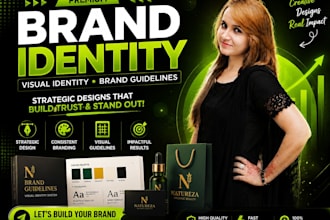 create art direction, brand guidelines, and visual identity