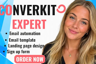 convertkit setup kit landing page email marketing expert convertkit automation